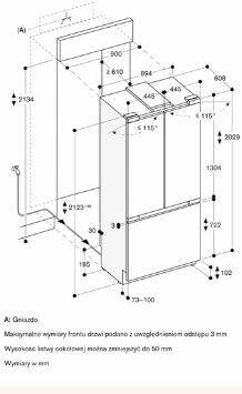 Chłodziarko-zamrażarka Gaggenau 400 series RVY497190