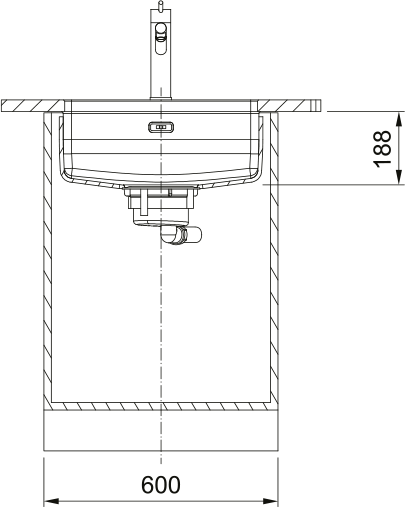 Zlewozmywak Maris Quiet MQX 110-50 122.0694.477