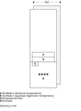 Chłodziarko - zamrażarka do zabudowy Gaggenau Vario seria Expressive RVB477190