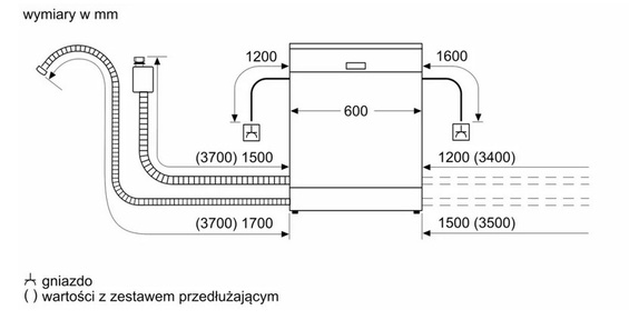 Zmywarka do zabudowy w pełni zaintegrowana Siemens SN73HX14CE 60 cm