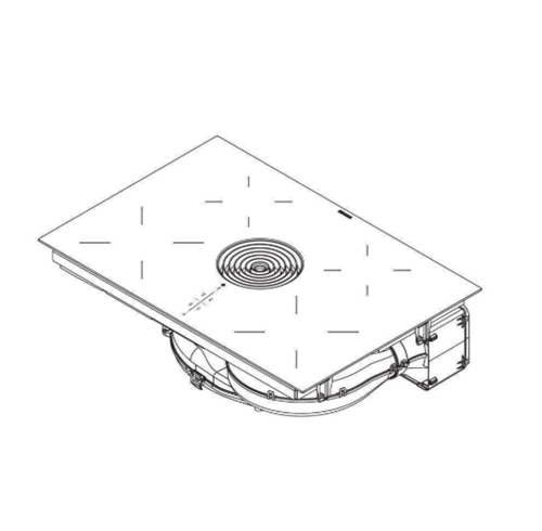 BORA Pure płyta indukcyjna ze zintegrowanym wyciągiem oparów - powietrze w obwodzie zamkniętym PURU wysyłka 24h !