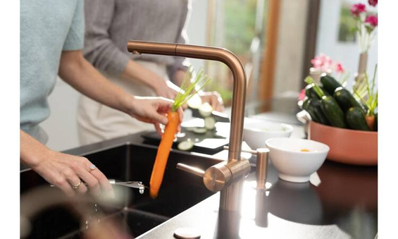 Bateria Franke Atlas Neo M pull-out  Miedziany 115.0628.208