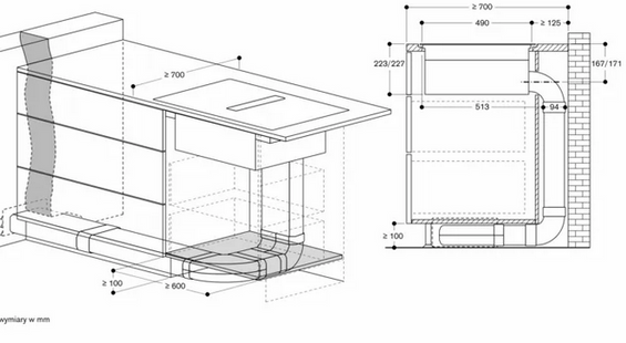 Płyta indukcyjna Gaggenau serie 200 CV282101M wykończenie czarne matowe/