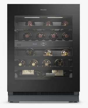 Winiarka podblatowa Miele KWTUS 7096 E Obsidianblack (szkło) 12519560