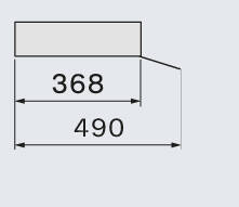 Falmec Elements Shelf 120 czarny - korpus bez silnika