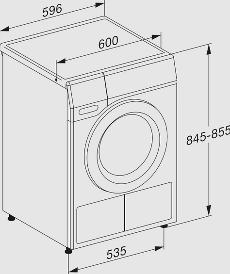 Suszarka z pompą ciepła Miele TEL695WP 125 Gala Edition 12448940