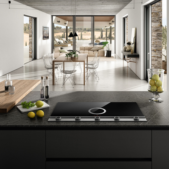 Płyta z okapem Elica NIKOLATESLA UNPLUGGED EVO IX/A/90 PRF0196326 czarny + stal nierdzewna