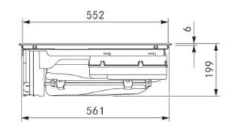 BORA S Pure Rough matowa płyta indukcyjna ze zintegrowanym wyciągiem oparów - powietrze odprowadzane PURSA2R