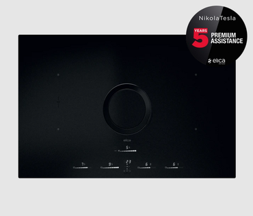 Płyta z okapem Elica NIKOLATESLA SWITCH GLOW RAW BR/A/83 PRF0200583 czarny mat (wyciąg)