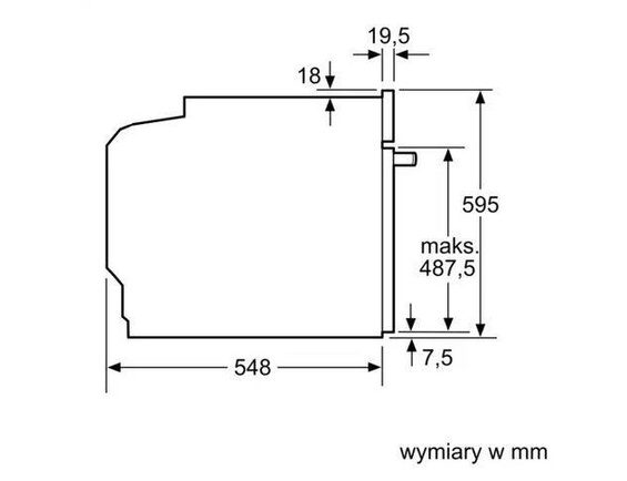 Piekarnik Siemens do zabudowy z mikrofalą HM776GKB1