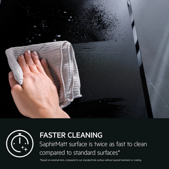 Płyta z wbudowanym okapem AEG NCP84C01AZ SaphirMatt z ekspozycji wysyłka 24 h Gratis !