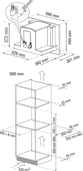 Ekspres do zabudowy De Dietrich DKD4810H