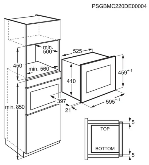 Kuchenka mikrofalowa AEG MBE2658DEM do wyczerpania zapasów