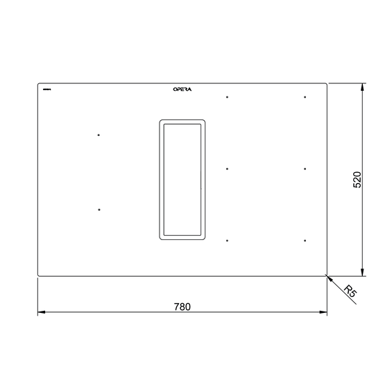 Płyta indukcyjna z wyciągiem OPERA Prima STONE