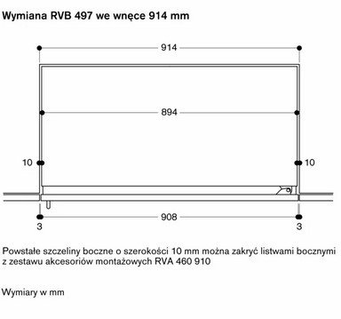 Chłodziarko - zamrażarka do zabudowy Gaggenau Vario seria Expressive RVB497190