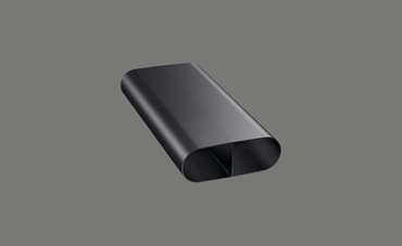 BORA EFS375 Ecotube płaski kanał z mostkiem 375mm (1szt.)