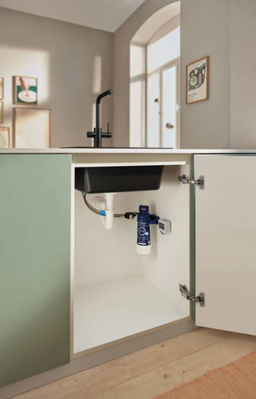 GROHE 30579KF0 zestaw Blue Pure Vento, kolor czarny. Zestaw z filtrem do wody i licznikiem. z ekspozycji