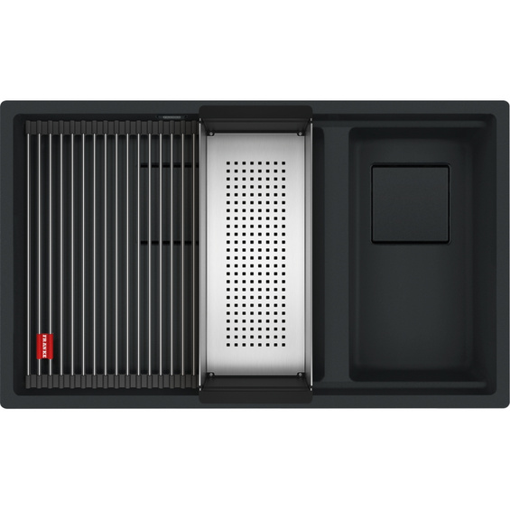 Zestaw Franke Kanon KNG 160-46-21 + Active Twist czarny mat 125.0697.693