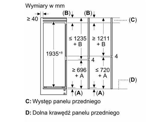 Chłodziarko zamrażarka Siemens KB96NVFE0
