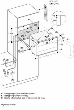 Piekarnik parowy z funkcją pieczenia Gaggenau seria Expressive GS480120