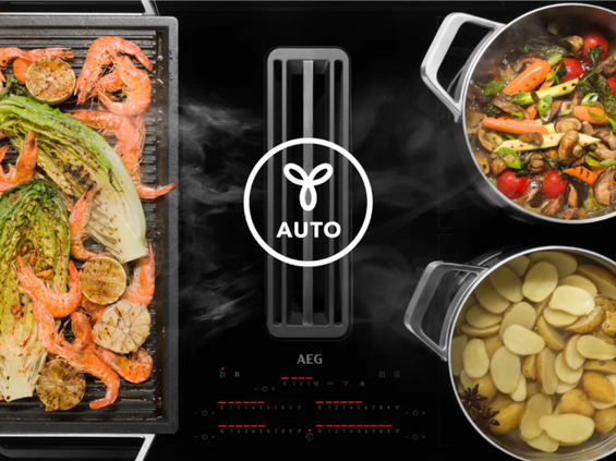 Płyta z wbudowanym okapem AEG NCP84C01AZ SaphirMatt