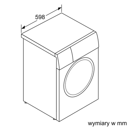 Wolnostojąca pralka Bosch WGB256A2PL 10kg