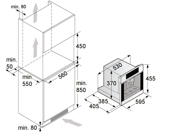 Ekspres do zabudowy ASKO CMB64GS