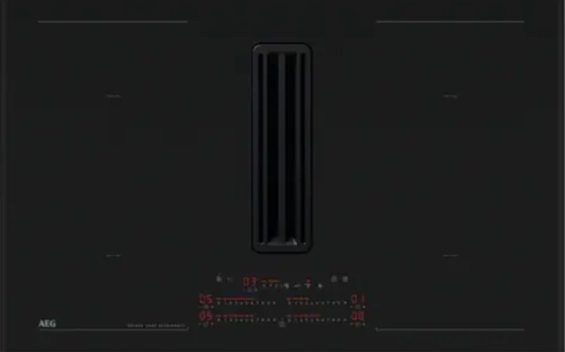 Płyta z wbudowanym okapem AEG NCP84C01AZ SaphirMatt z ekspozycji wysyłka 24 h Gratis !