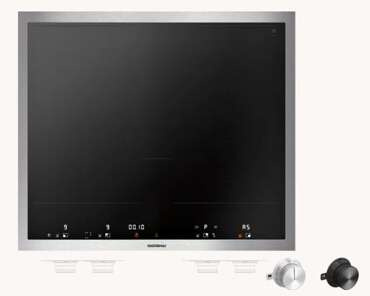 Płyta indukcyjna Gaggenau VI462115 CKI440010 stalowa rama stalowe pokrętła