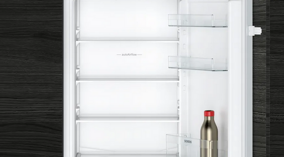 Lodówka z dolnym zamrażalnikiem do zabudowy Siemens KI86NNSE0