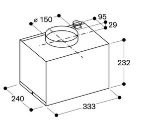 Silnik GAGGENAU do zabudowy z AW/AI442, wydajność max. 970 m3/h AR400143