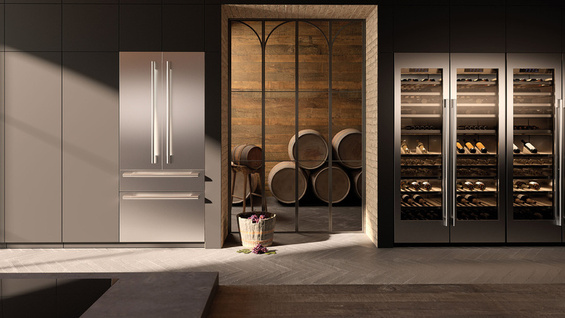 Chłodziarko - zamrażarka do zabudowy Signature Kitchen Suite SKSFD3614P French Door