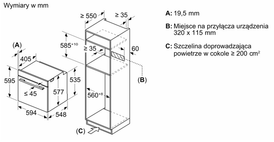 Piekarnik z funkcją mikrofali Bosch HMG778NB1 do zabudowy
