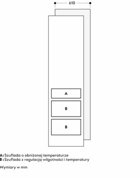 Chłodziarka do zabudowy Gaggenau Vario seria Expressive RVC467190