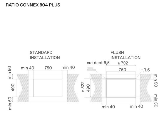 Płyta indukcyjna Elica Ratio Connex 804 Plus PRF0199855