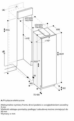 Zamrażarka do zabudowy Gaggenau RVF467190 Vario seria Expressive