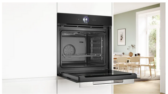 Piekarnik do zabudowy z funkcją pary Bosch HSG7361B1 czarny