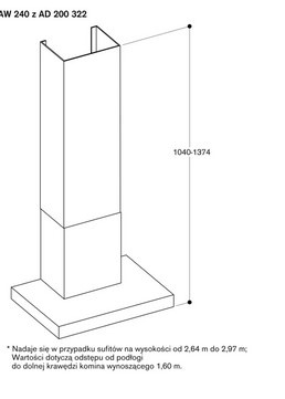 Okap ścienny Gaggenau AW240191