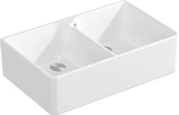 Zlew Villeroy & Boch dwukomorowy FARMHOUSE 80X 6380 01 RW STONE WHITE (matowy) PROMO