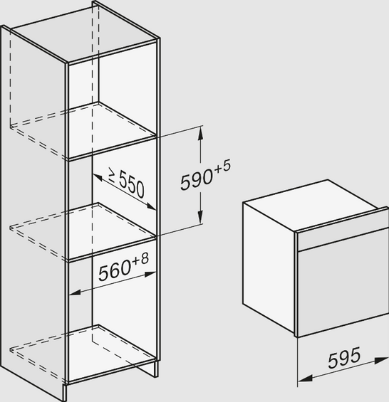 Bezuchwytowy piekarnik parowy, z połączeniem sieciowym + HydroClean. Miele ArtLine ObsidianBlack DGC 7460 HCX Pro 12100200