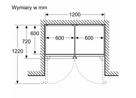 Lodówka z dolnym zamrażalnikiem wolnostojąca Siemens KG39NAIBT