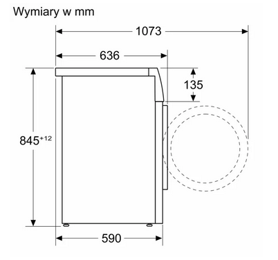 Wolnostojąca pralka Bosch WGG244ZTPL 9kg