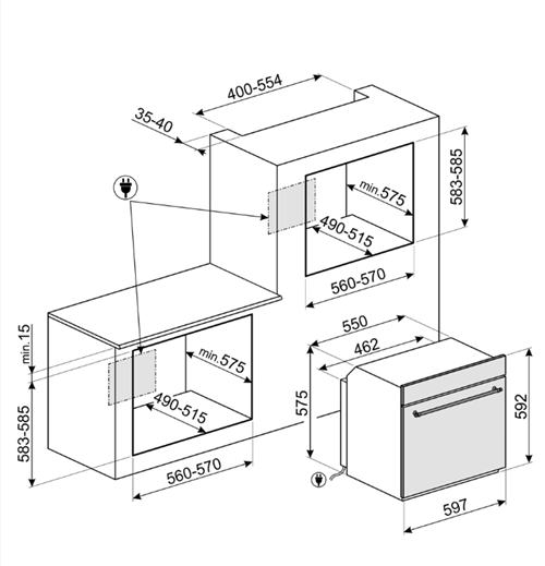 Piekarnik Smeg SF800B