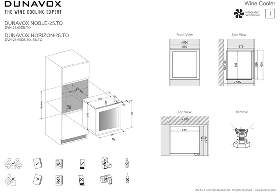 Winiarka Dunavox DVH-25.65DC.TO