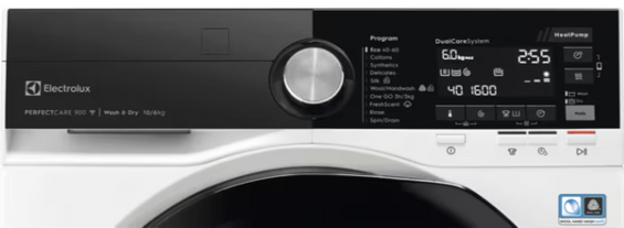 Pralko-suszarka z pompą ciepła Electrolux EW9WN161BCE DelicateCare 900 10 kg
