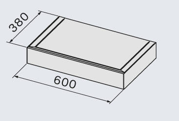 Falmec Elements Shelf 120 czarny 500 m³/h pochłaniacz