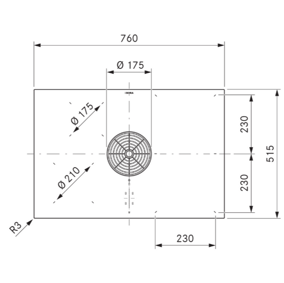BORA M Pure płyta indukcyjna ze zintegrowanym wyciągiem oparów - powietrze odprowadzane PURMA wysyłka 24 h Gratis !