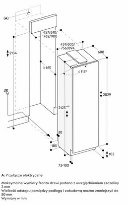 Zamrażarka do zabudowy Gaggenau RVF417190 Vario seria Expressive