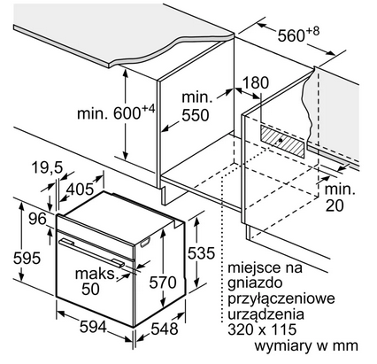 Piekarnik do zabudowy Siemens HB578GES7