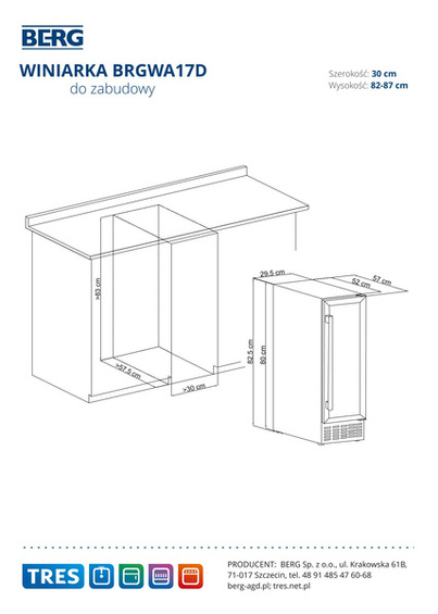 Winiarka Berg BRGWA17D